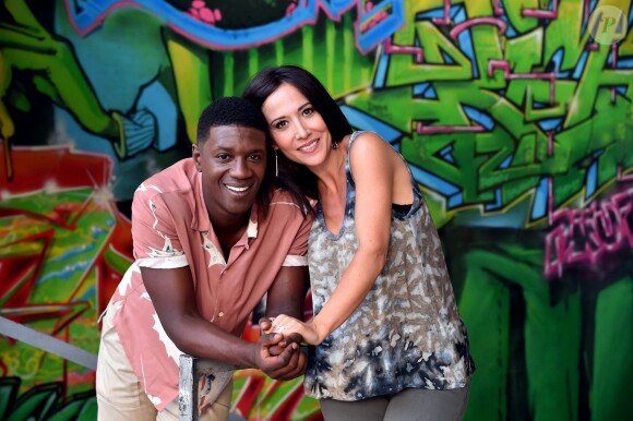 Exclusif - Fabienne Carat et David Baiot, qui campent respectivement Samia et Djawad dans la série "Plus belle la vie" (France 3). © BRUNO BEBERT /BESTIMAGE