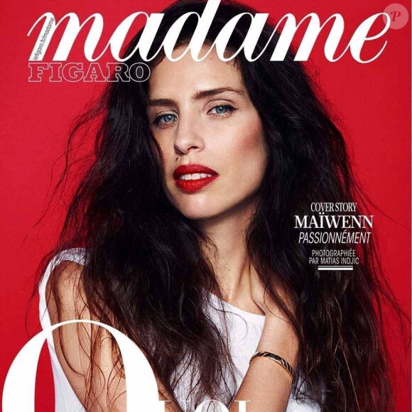 Maïwenn en couverture de Madame Figaro, numéro des 18/19 août 2017.
