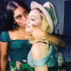 Madonna avec sa fille aînée Lourdes, lors de sa fête d'anniversaire. Instagram, août 2017.
