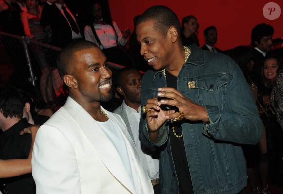 Kanye West et Jay Z - Présentation mondiale du second court métrage "Cruel Summer" de Kanye West dans le cadre du 65e festival de Cannes, le 23 mai 2012.