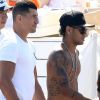 Le tout nouvel attaquant du Paris Saint-Germain (PSG) Neymar Jr à Saint-Tropez le 7 août 2017.