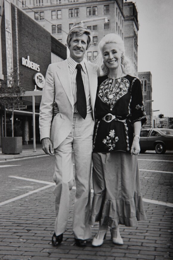 Jacqueline Monsigny et son mari Edward Meeks, photo d'archives.
