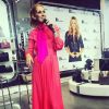 Céline Dion à la boutique Browns de Montréal, le 23 août 2017