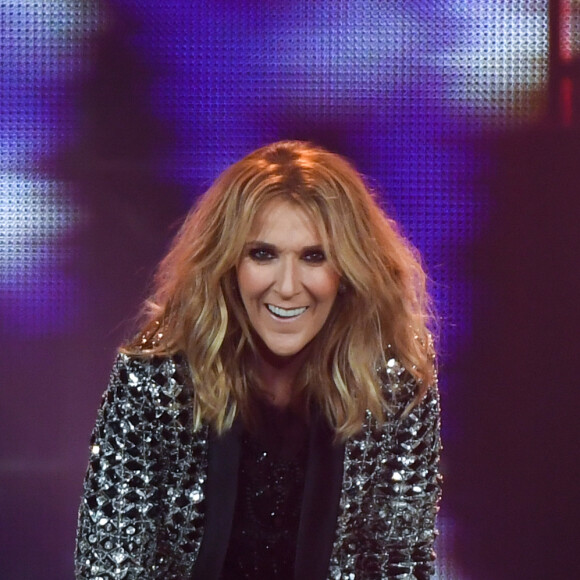 Céline Dion en concert à l'AccorHotels Arena, Paris le 4 juillet 2017. © Lionel Urman/Bestimage