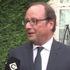 François Hollande adresse un tendre message à Julie Gayet dans "C à vous" sur France 5, le 28 août 2017 sur France 5.