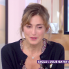 Julie Gayet dans l'émission "C à vous" sur France 5, le 28 août 2017.