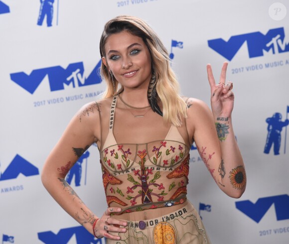 Paris Jackson à la soirée MTV Video Music Awards 2017 au Forum à Inglewood, le 27 août 2017.