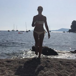 Alexandra Lamy en vacances en Italie avec sa fille Chloé Jouannet. Instagram, août 2017.