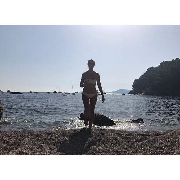 Alexandra Lamy en vacances en Italie avec sa fille Chloé Jouannet. Instagram, août 2017.