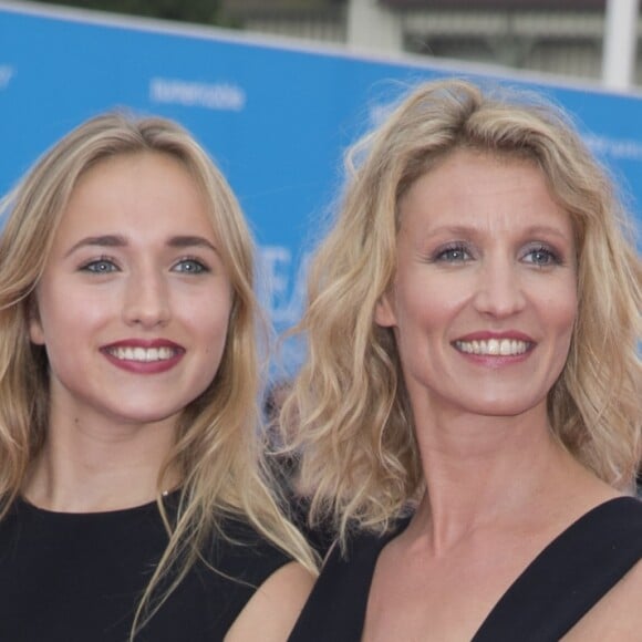 Alexandra Lamy et sa fille Chloé Jouannet - Cérémonie d'ouverture du 40e Festival du cinema americain de Deauville le 5 septembre 2014.