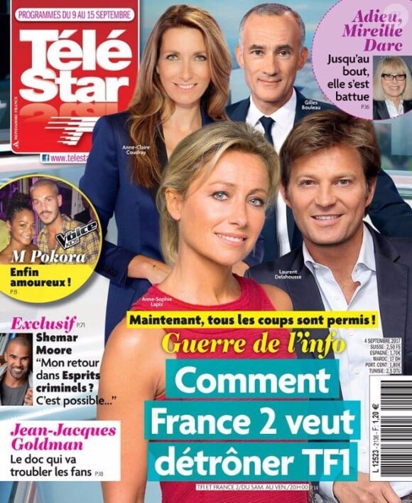 Magazine "Télé Star", en kiosques lundi 4 septembre 2017.