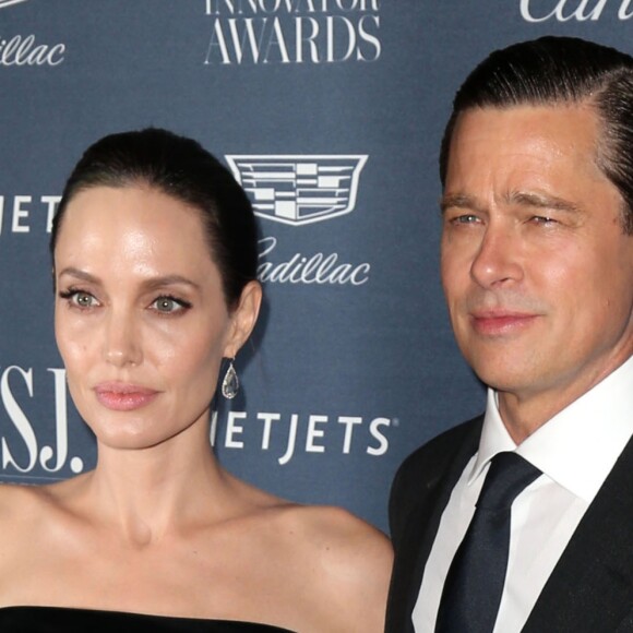 Angelina Jolie et son mari Brad Pitt à la soirée ‘WSJ. Magazine 2015 Innovator' à New York, le 4 novembre 2015