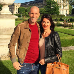 Zinédine et Véronique Zidane à Paris. Juin 2016.