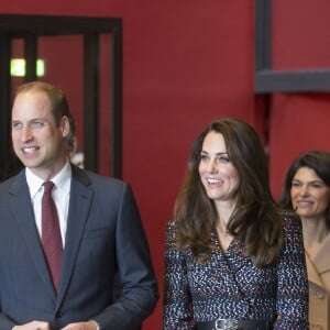 Le prince William et Kate Middleton lors de leur visite à Paris le 18 mars 2017.