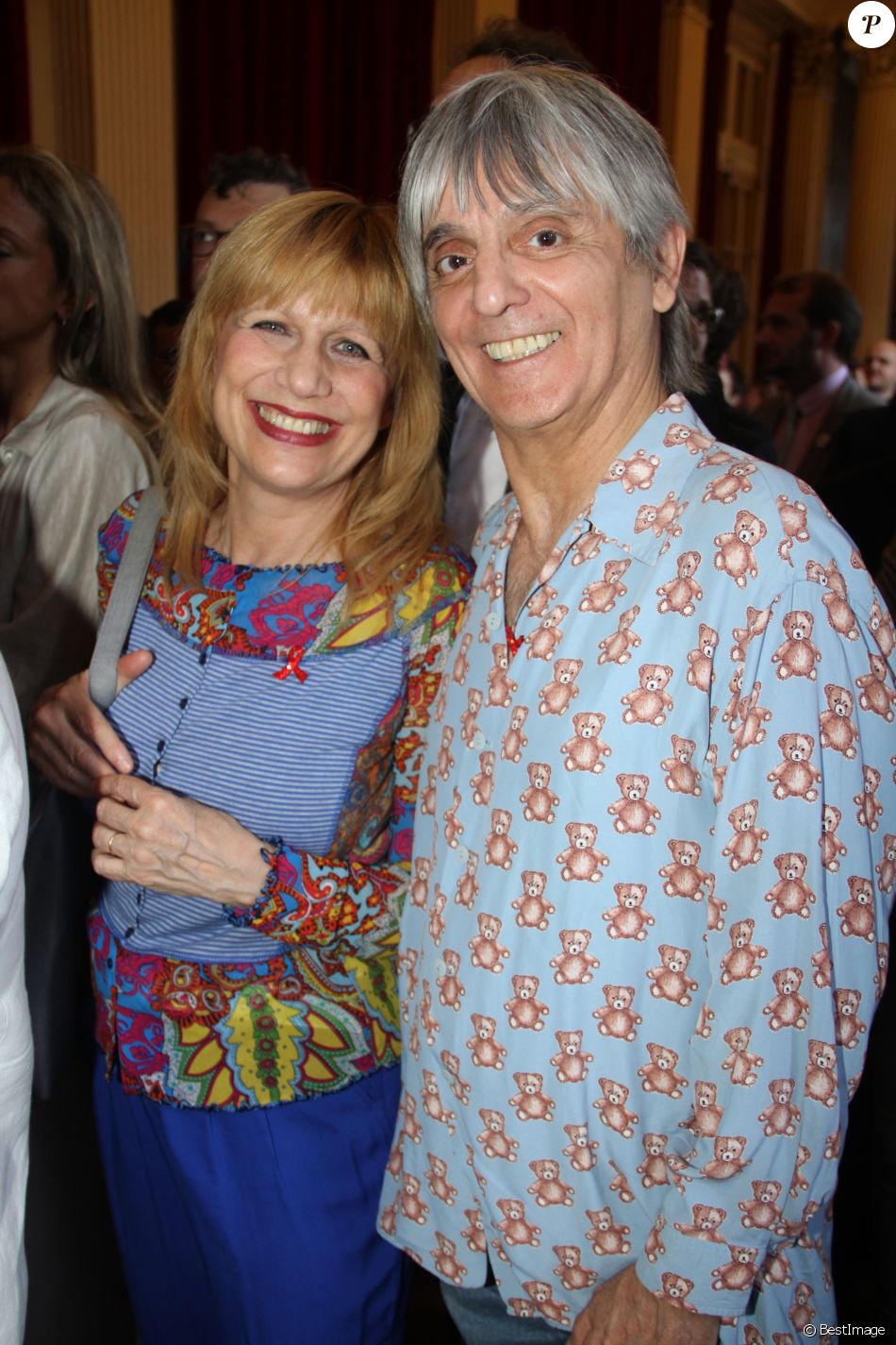Liliane Paolone Et Son Mari Mario Stone et son mari Mario d'Alba - Soirée des 20 ans de l'association des Elus Locaux contre le