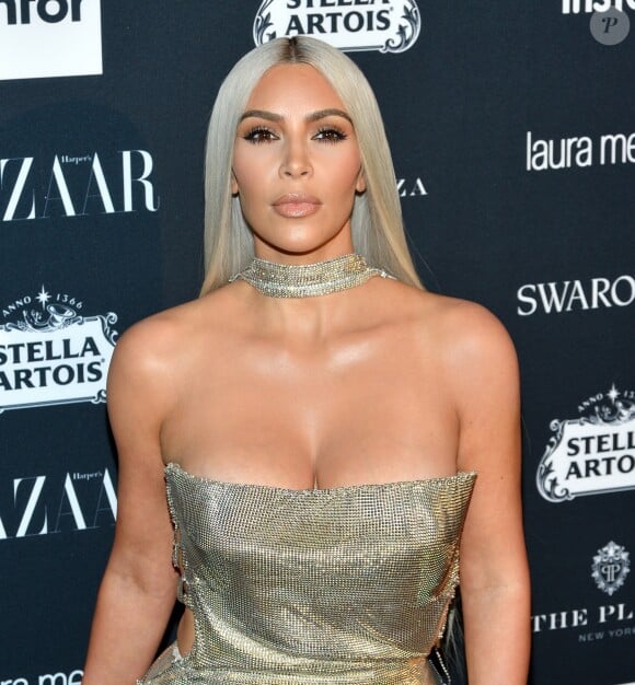 Kim Kardashian assiste à la soirée "Harper's Bazaar Icons by Carine Roitfeld" organisée au Plaza Hotel de New York, le 8 septembre 2017.