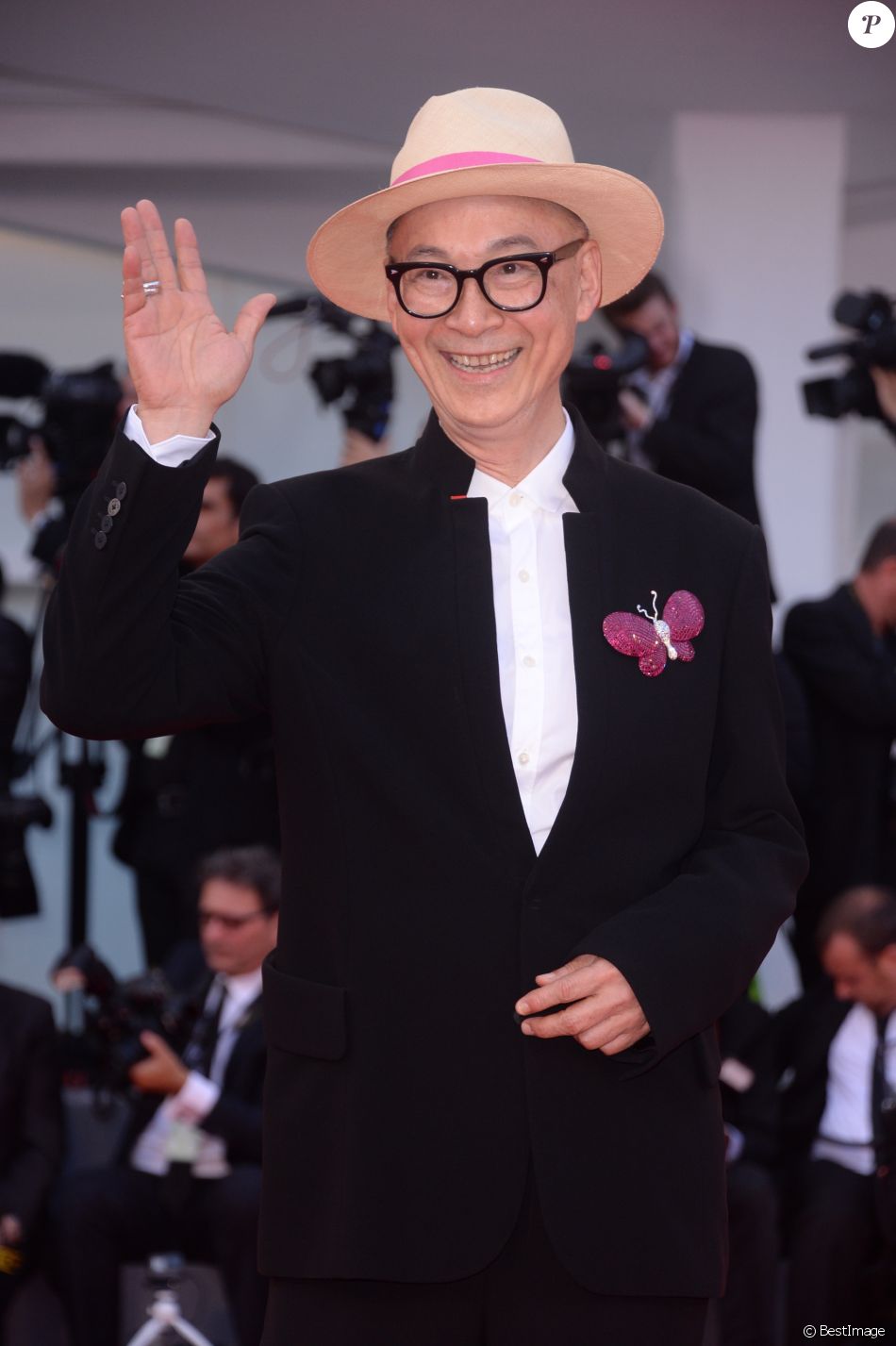 Yonfan arrive à la cérémonie de clôture du 74ème Festival International