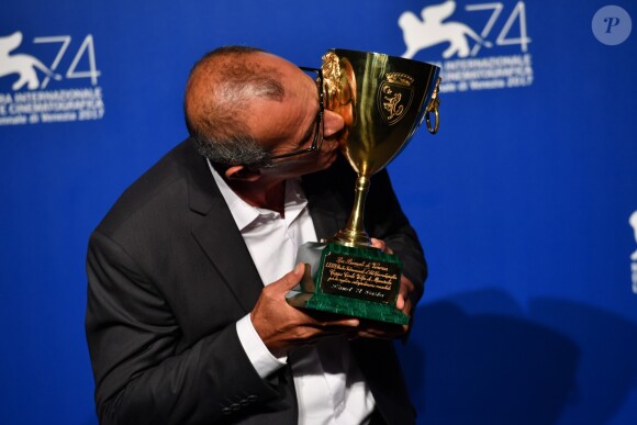 Kamel El Basha (prix "Coppa Volpi" du meilleur acteur pour "The Insult") au photocall des lauréats du 74ème Festival International du Film de Venise (Mostra), le 9 septembre 2017.