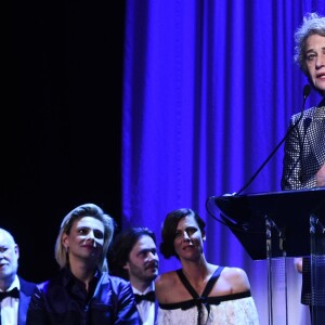 Charlotte Rampling (prix "Coppa Volpi " de la meilleure actrice pour "Hannah") lors de la cérémonie de clôture du 74ème Festival International du Film de Venise (Mostra), le 9 septembre 2017.