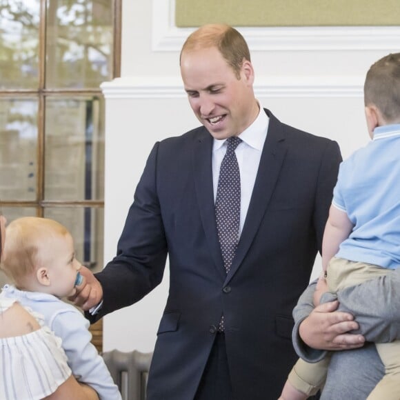 Le prince William, duc de Cambridge, en visite au "Mersey Care NHS Foundation Trust's Life Rooms" à Liverpool le 14 septembre 2017