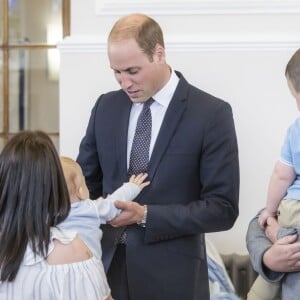 Le prince William, duc de Cambridge, en visite au "Mersey Care NHS Foundation Trust's Life Rooms" à Liverpool le 14 septembre 2017