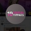 Logo de l'émission "10 couples parfaits", diffusée durant l'été 2017 sur NT1 et présentée par Elsa Fayer.