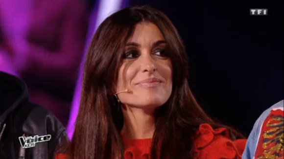 Jenifer dans "The Voice Kids 4" sur TF1 le 16 septembre 2017.