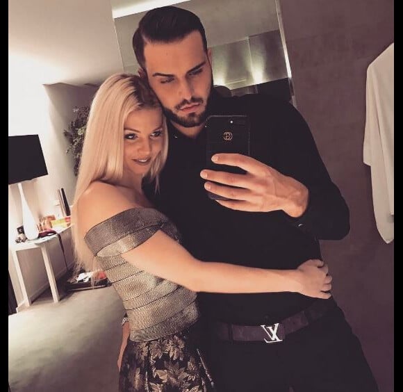 Jessica des "Marseillais" et Nikola Lozina en amoureux pour la Saint-Valentin, 14 février 2017, Instagram