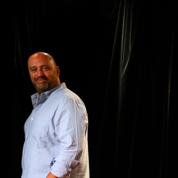 Exclusif - Patrick Veisselier, Capucine Anav, Renaud Roussel - Capucine Anav fait ses premiers pas au théâtre de la pièce "La Fève du samedi soir" qui se jouera à partir du 21 septembre 2017 au Apollo Theatre à Paris. © Sebastien Valiela / Bestimage