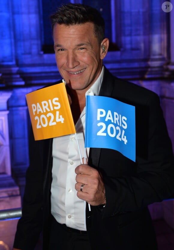 Exclusif - Benjamin Castaldi - Concert "Paris, À nous les Jeux!" pour fêter l'attribution des Jeux Olympiques et Paralympiques d'été 2024 sur la place de l'hôtel de ville de Paris, France, le 15 septembre 2017. © Veeren/Bestimage