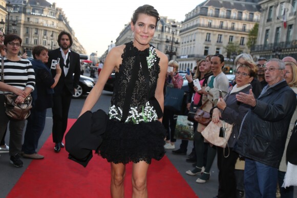 Charlotte Casiraghi - Arrivée au gala d'ouverture de la saison de danse 2017/2018 du ballet de l'Opéra National de Paris au l'opéra Garnier à Paris, France, le 21 septembre 2017. © Agence/Bestimage 