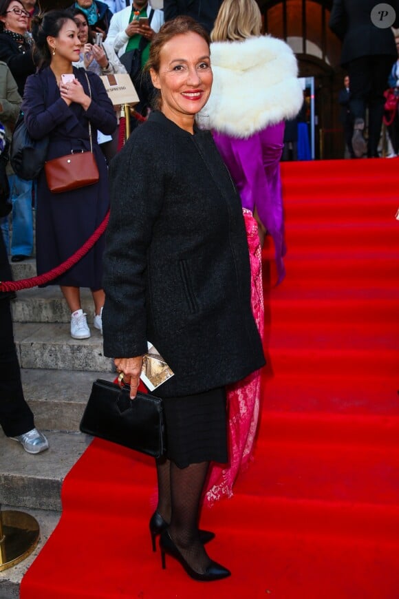 Laurence Haïm - Arrivée au gala d'ouverture de la saison de danse 2017/2018 du ballet de l’Opéra National de Paris au l'opéra Garnier à Paris, France, le 21 septembre 2017. © Agence/Bestimage