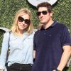 Jason Biggs et sa femme Jenny Mollen lors du douzième jour de l'US Open 2016 au USTA Billie Jean King National Tennis Center à Flushing Meadow, New York, le 9 septembre 2016.