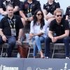 Première apparition officielle du prince Harry et sa compagne Meghan Markle dans les tribunes de la finale de tennis à la troisième édition des Invictus Games à Toronto, Ontario, Canada, le 25 septembre 2017. 