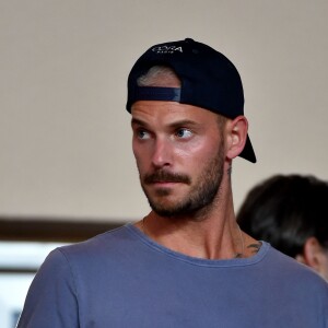 M. Pokora - People lors du match de Ligue 1 Conforama entre Monaco contre Marseille au stade Louis II à Monaco le 27 août 2017. Monaco a battu l'OM par 6 à 1. © Bruno Bebert/Bestimage