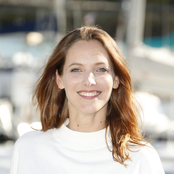 Elodie Varlet de la série CUT - Photocall lors du 19e Festival de la Fiction TV de La Rochelle. Septembre 2017.