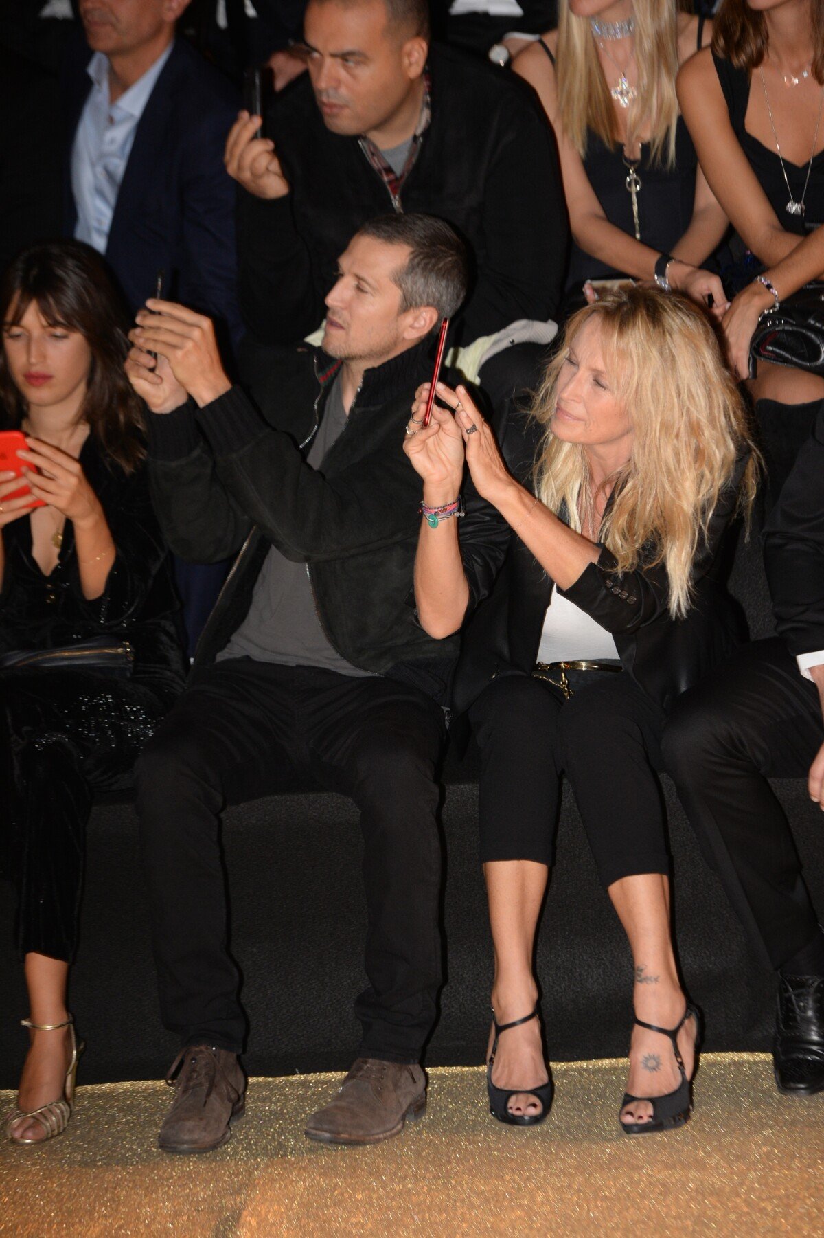 Photo : Jeanne Damas, Guillaume Canet, Estelle Lefébure lors du 10ème