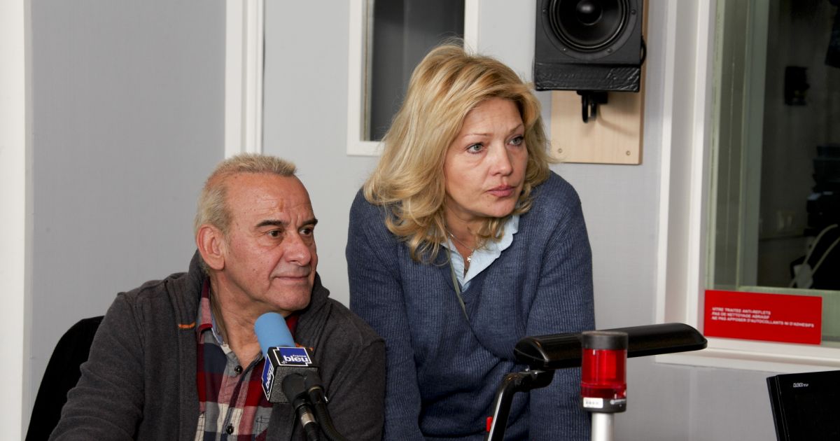 Michel Fugain et son épouse Sanda à l'émission On repeint la musique à ...