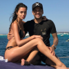 Dani Alves et Joana Sanz à Ibiza en juillet 2017 après leur mariage surprise et secret. Photo Instagram.