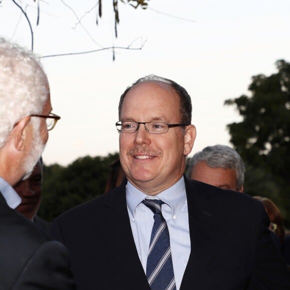 Exclusif - Le prince Albert II de Monaco - Inauguration de l'exposition "Art-bre" dans le cadre de la 16ème édition du "Septembre du patrimoine" à Roquebrune-Cap-Martin le 7 septembre 2017. © Claudia Albuquerque/Bestimage