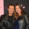 Vincent Perrot et sa compagne Virginie enceinte - Générale de la comédie musicale "Grease" au Théâtre Mogador à Paris le 28 septembre 2017. © Coadic Guirec/Bestimage