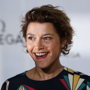 Emma de Caunes - Photocall de la soirée "Her Time" Omega à l'hôtel de Sully à Paris le 29 septembre 2017. © Cyril Moreau/Bestimage