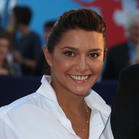 Emma De Caunes - Tapis rouge avant la projection de "Good Time" lors 43ème Festival du Cinema Americain de Deauville le 2 septembre 2017. © Denis Guignebourg/Bestimage