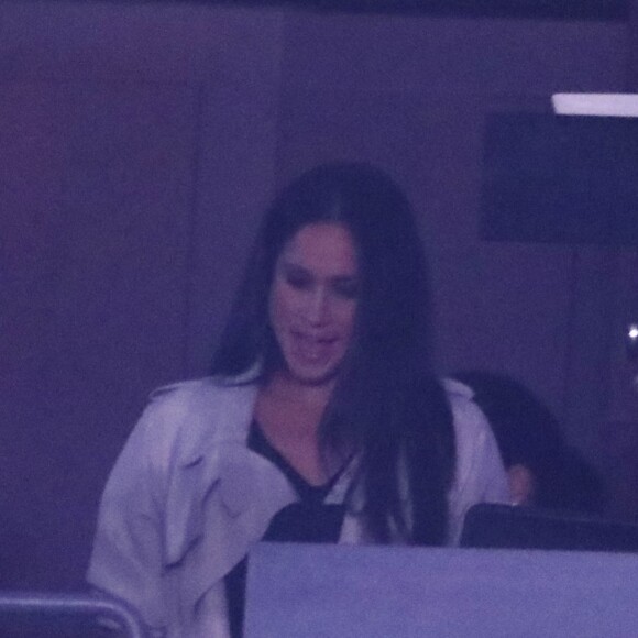 Meghan Markle dans les tribunes VIP lors de la cérémonie de clôture des Invictus Games à Toronto le 30 septembre 2017