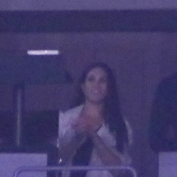 Meghan Markle dans les tribunes VIP lors de la cérémonie de clôture des Invictus Games à Toronto le 30 septembre 2017
