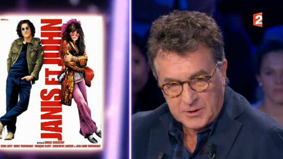 François Cluzet sur le plateau de l'émission "On n'est pas couché", diffusée le samedi 30 septembre 2017
