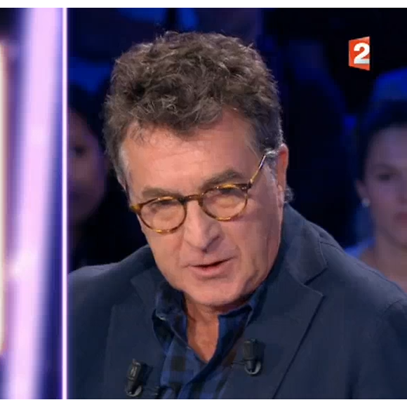 François Cluzet sur le plateau de l'émission "On n'est pas couché", diffusée le samedi 30 septembre 2017