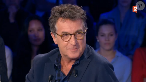 François Cluzet sur le plateau de l'émission "On n'est pas couché", diffusée le samedi 30 septembre 2017