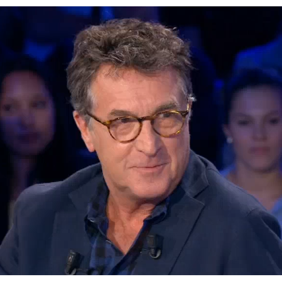 François Cluzet sur le plateau de l'émission "On n'est pas couché", diffusée le samedi 30 septembre 2017