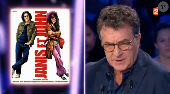 François Cluzet sur le plateau de l'émission "On n'est pas couché", diffusée le samedi 30 septembre 2017